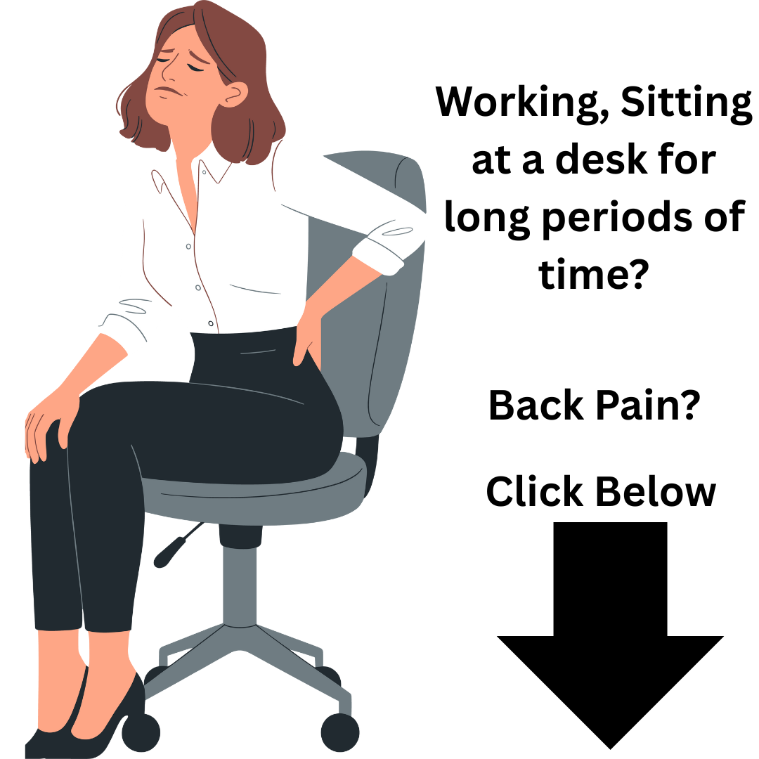 Working, Sitting at a desk for long periods of time